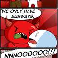 I enjoy my subway sandwich