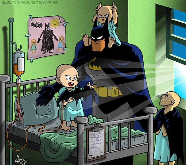 Finalement, il est gentil ce Batman ! Spéciale dédicace au Batman des Hôpitaux mort il y a peu. - meme