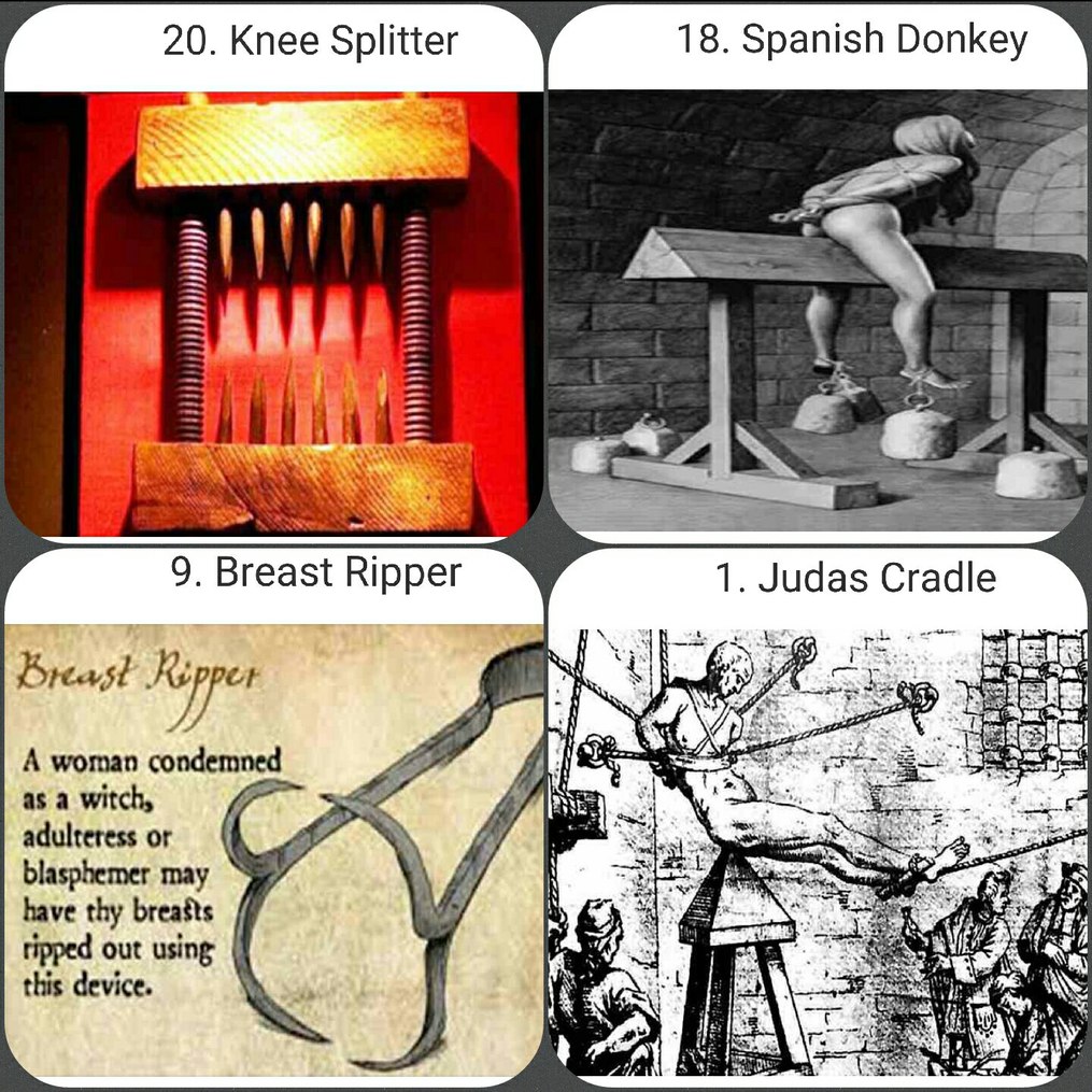 Just a few old torture devices - meme