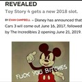 Fuck you Disney, we can't wait 4 more years!!!!!