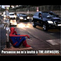 Personne na invite spiderman