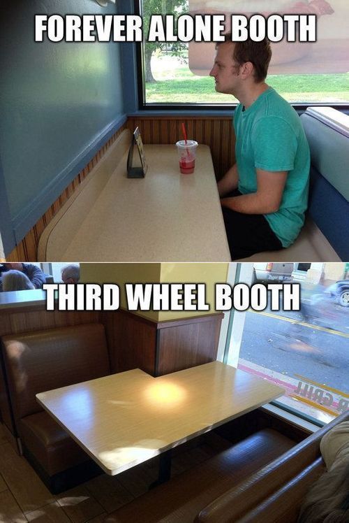 Seat for one please. - meme