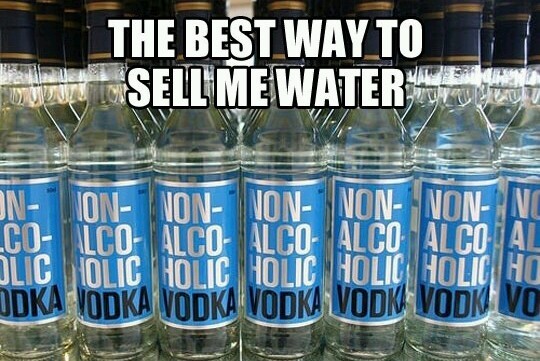 Vodka, non-alcoholic... - meme