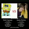 Bob esponja vs Justin Bieber