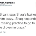 Shaq straight savage