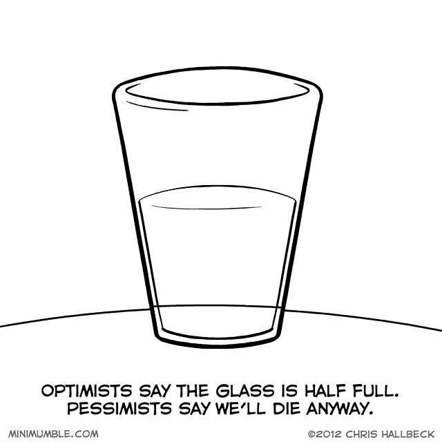 the pessimists are right - meme