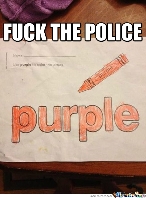 Fuck da police - meme