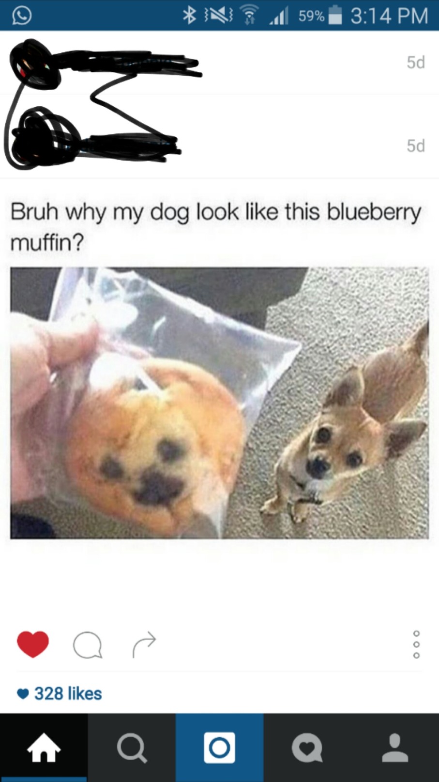 5th comment is a muffin - meme