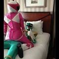 I'll show her my red ranger if she shows me her pink ranger if you know what i mean