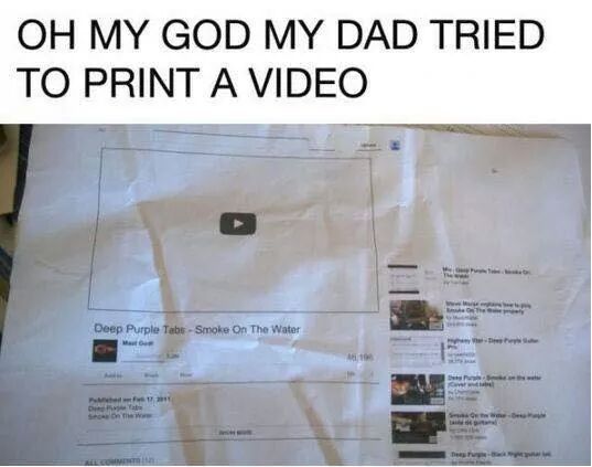 Not the smartest dad - meme