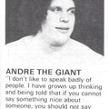 Oh Andre.. /sigh
