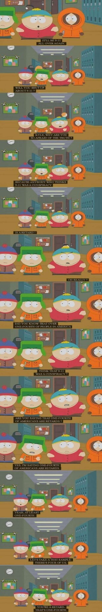 One-fourth of 'Murica according to South Park - meme