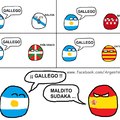 saludos amigos españoles y argentinos