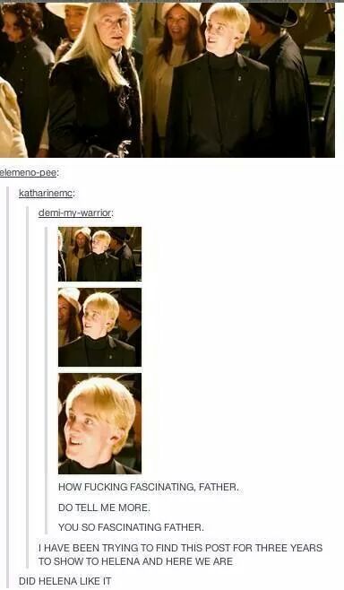 Draco and his father.. - meme