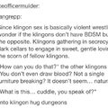 Klingon hug dungeon