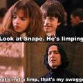 Snape has wizard swag?