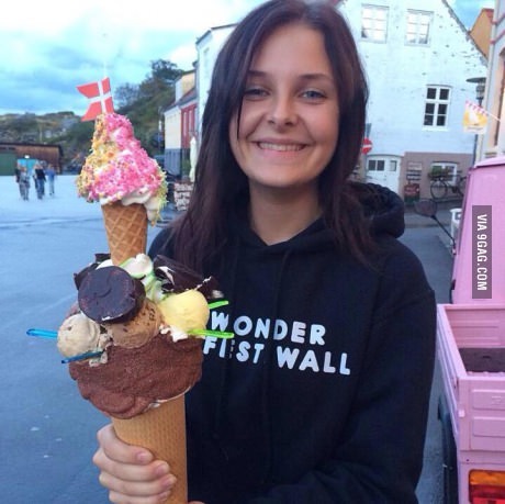 A bigger danish ice cream - meme