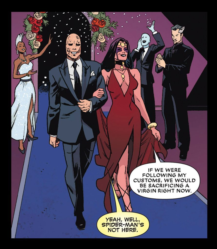Deadpool gets married - meme