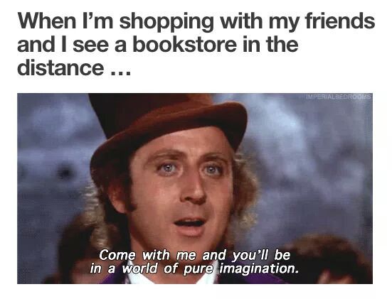 Glad I have friends that like to read - meme
