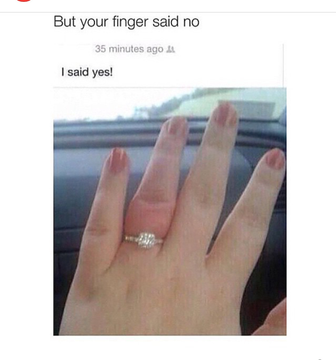 Her fingers gonna pop off. - meme