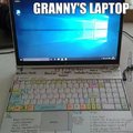 granny's laptop