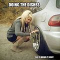 I'd let her wash my dishes