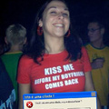 Camisa: beije me antes que meu namorado volte