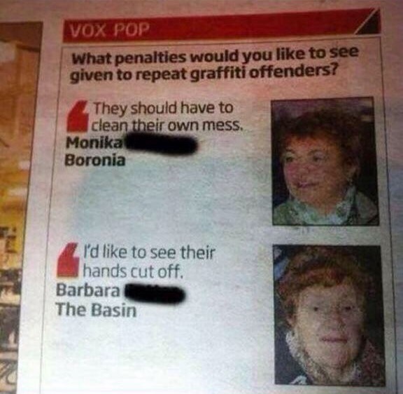 Barbara needs to calm down - meme