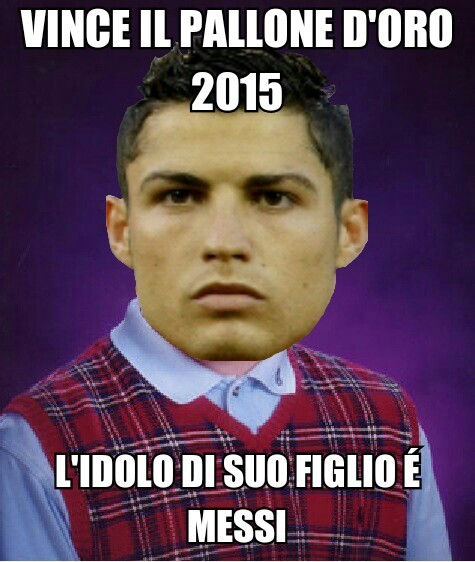 Le Bad Luck Ronaldo - meme
