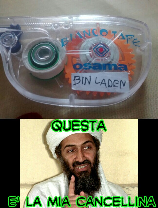 Osama bin laden é fra di noi uhhhh - meme