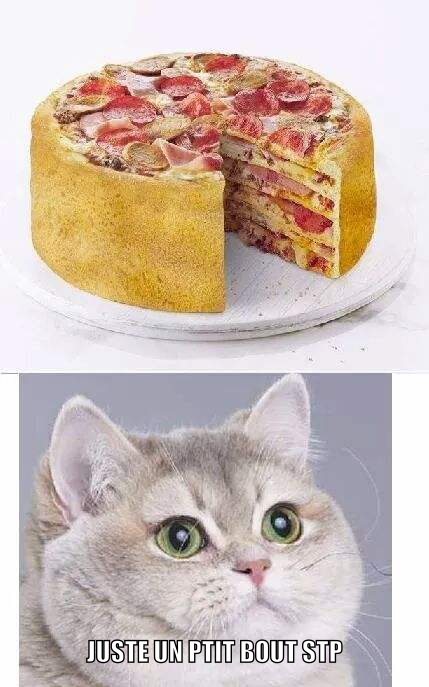 Gâteau de pizza - meme