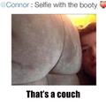 The couch got that cake though