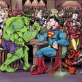 Marvel and DC...in the same room!? Heresy!!!