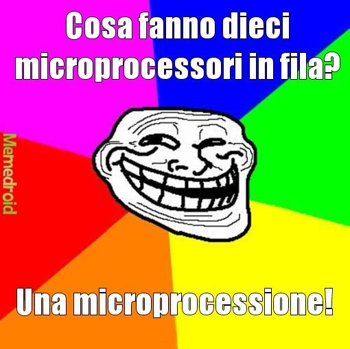 Microprocessori - meme