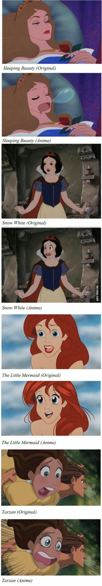 Disney gets anime-ted - meme