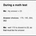 Oh God math test