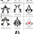 Assassin creed world logos