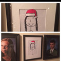 Making family photos more festive