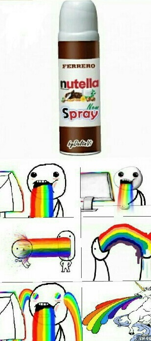 Nutella spray *-* - meme