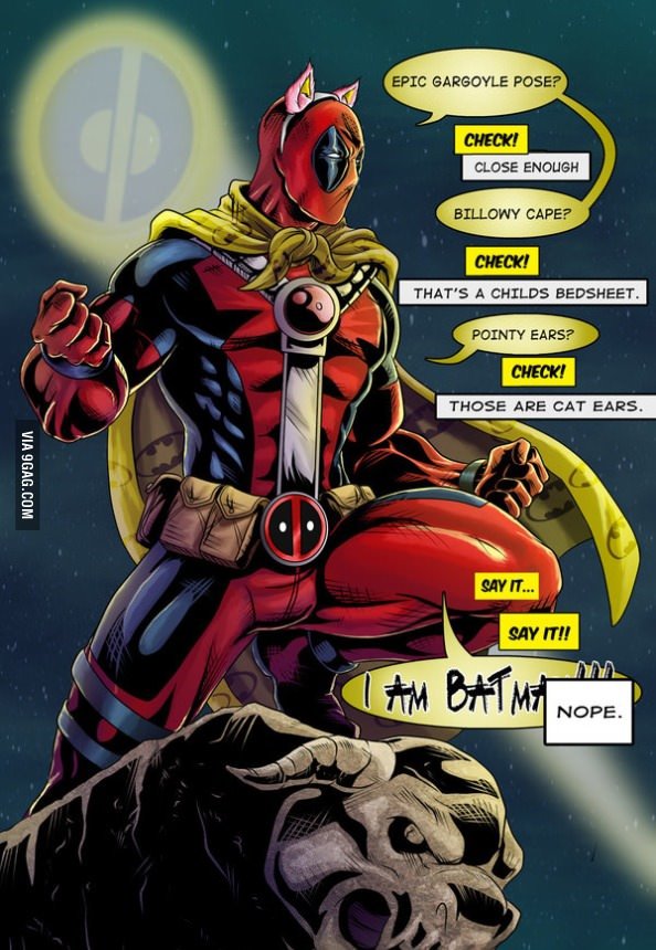 Deadpool like a boss - meme