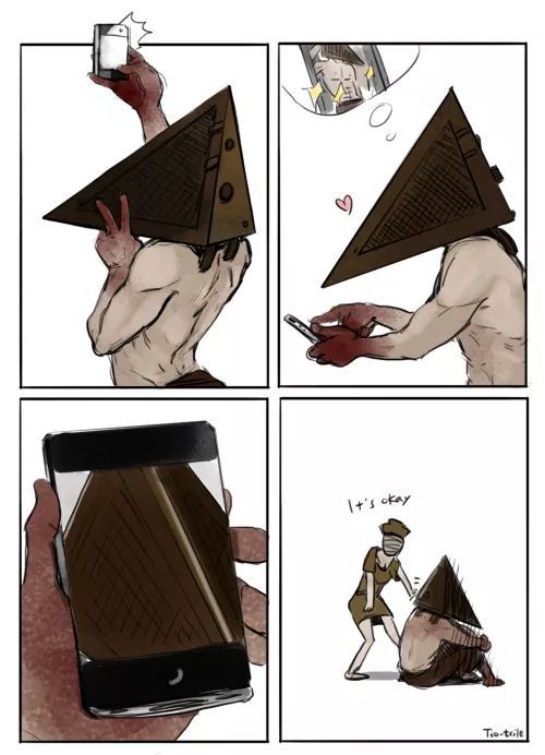 Pobre Piramid head - meme