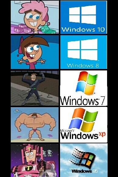 Windows :'v - meme