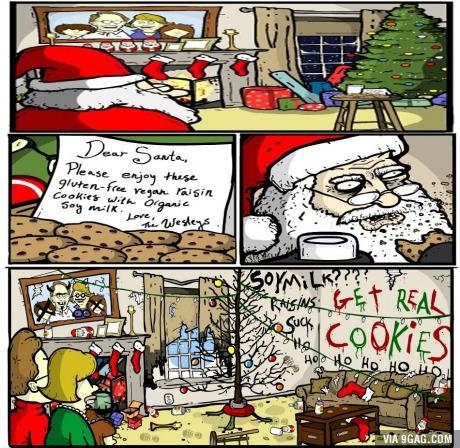 Cookies for Santa - meme