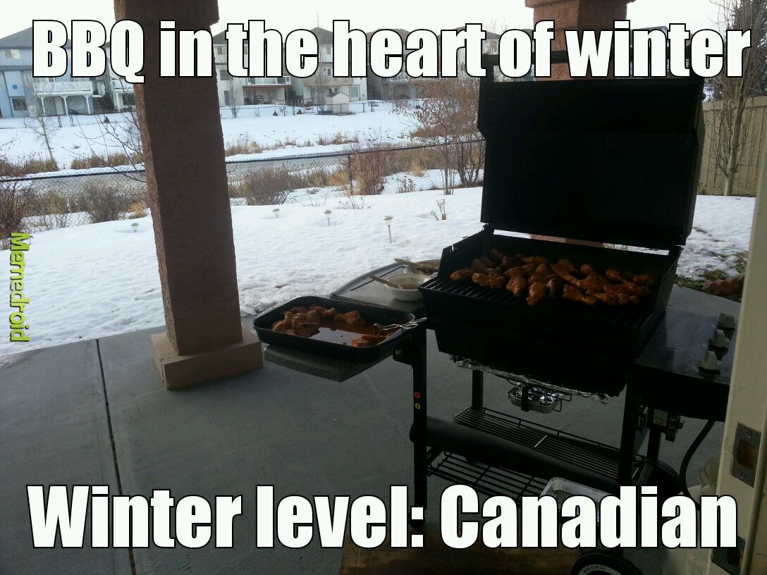 winter level Canadian - meme