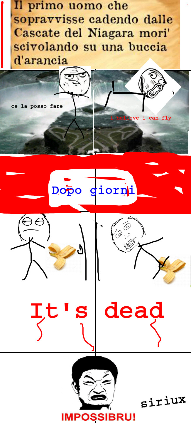 Se fa schifo non fate passare - meme