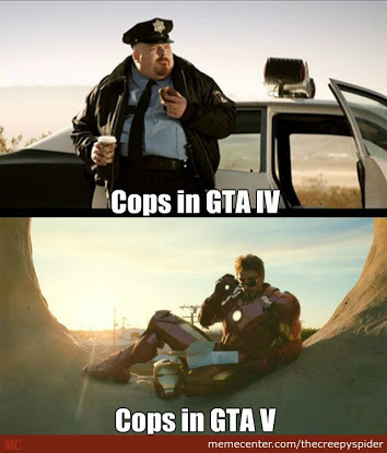 Cops obey in gta 4 - meme