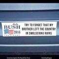 Complete the dynasty, vote Bush!