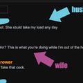 Question is: wtf is the wife doing with her time?