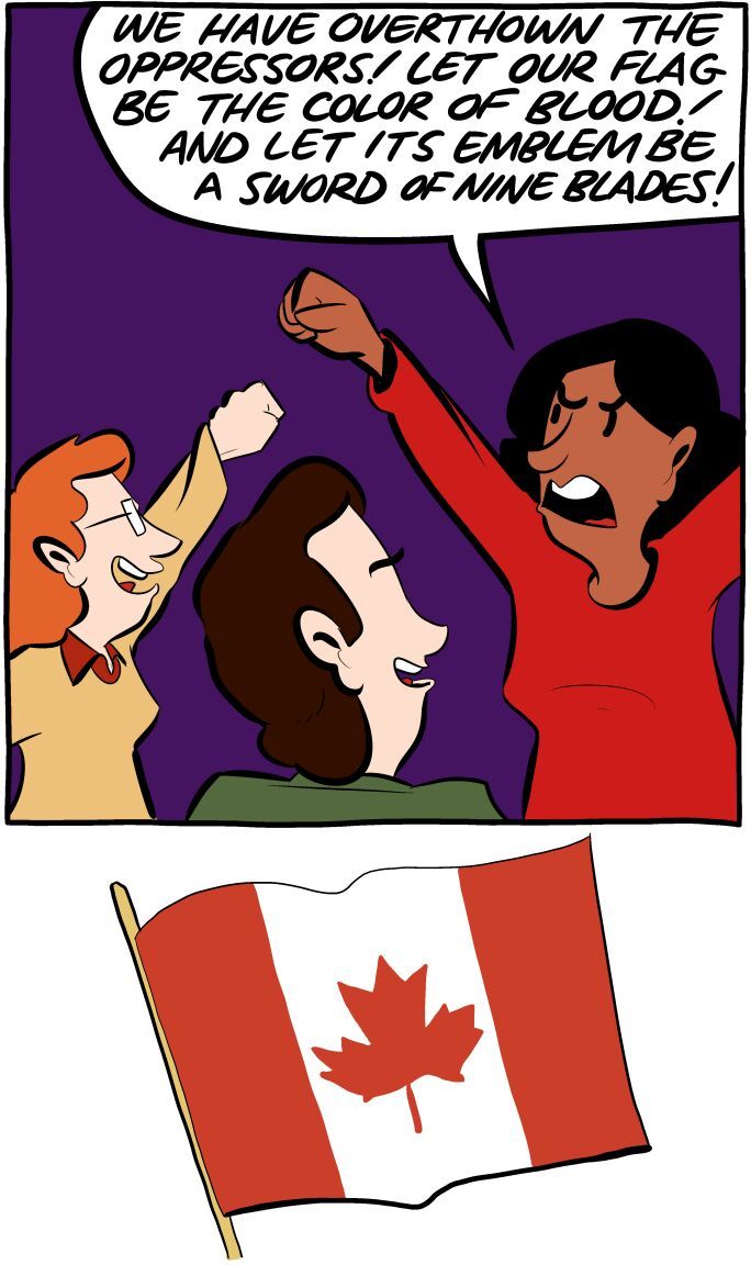 birth of Canada - meme