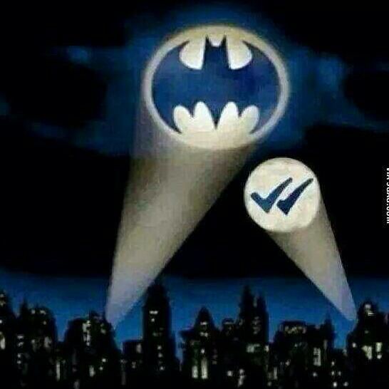 even in bat signal... - meme